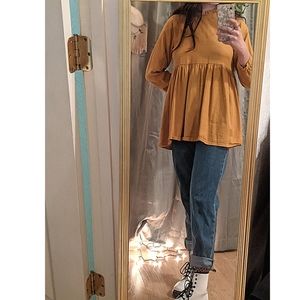 Mustard Babydoll Tunic